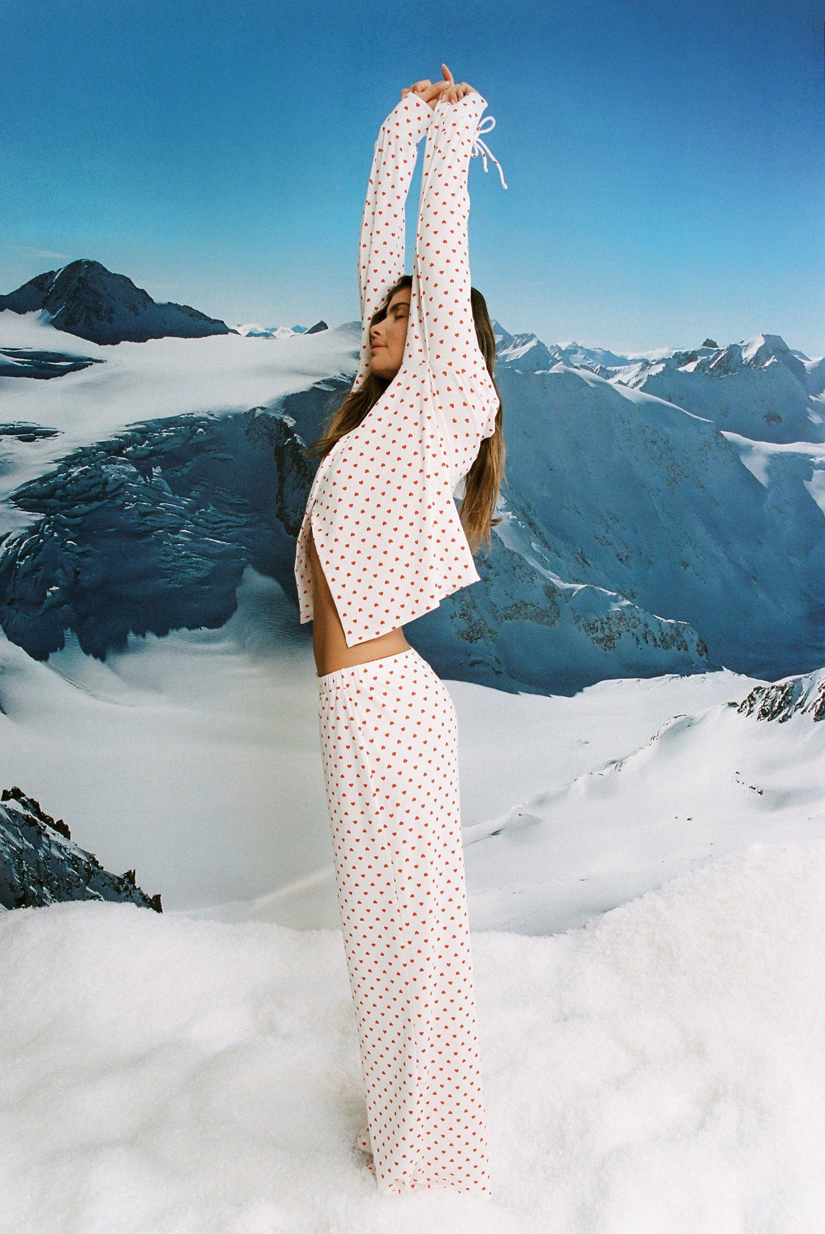 Hugo Pant Set Heart Print