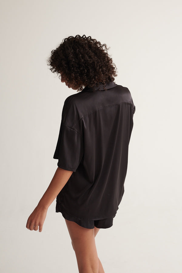 Celine Short Sleeve Shirt Black