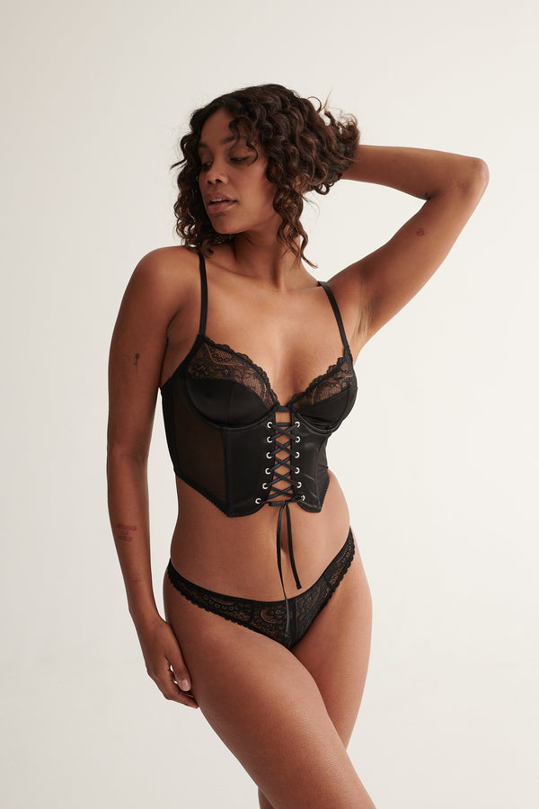 Penny Bustier Black