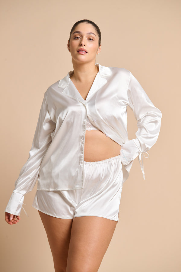Matilda Long Sleeve Shirt Ivory