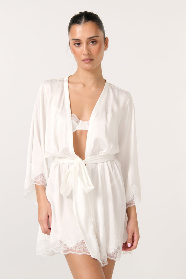 Kensie Robe Ivory