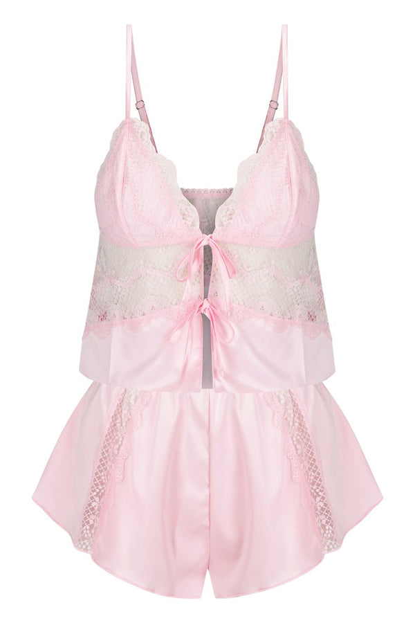 Lucille Set Flamingo Pink