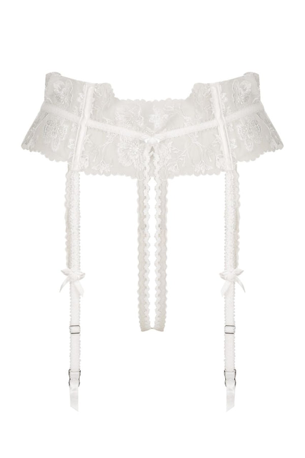 Jojo Garter Belt White