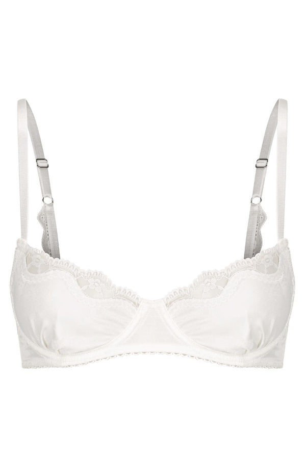 Priscilla Underwire Ivory Jacquard