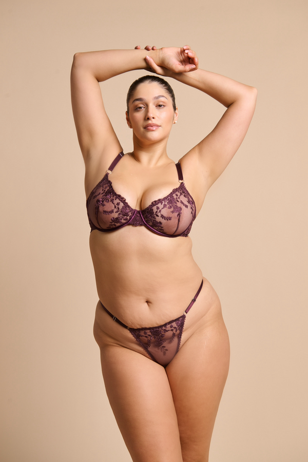 Nicolette Underwire Raisin