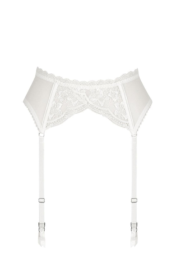 Mabel Garter Belt White