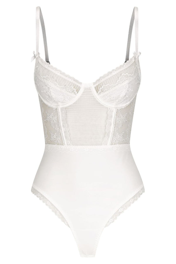 Brodie Bodysuit White