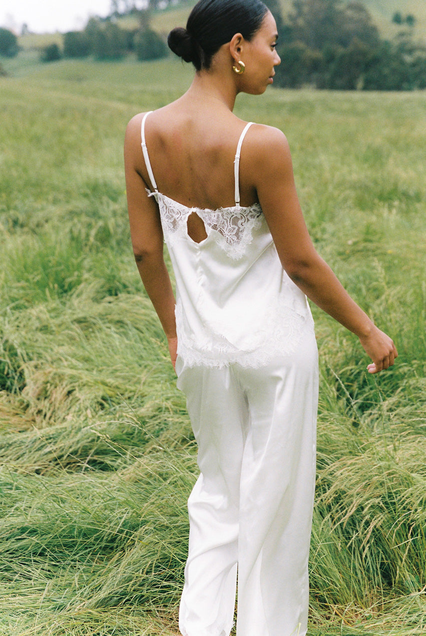 Olivia Pant Set Ivory