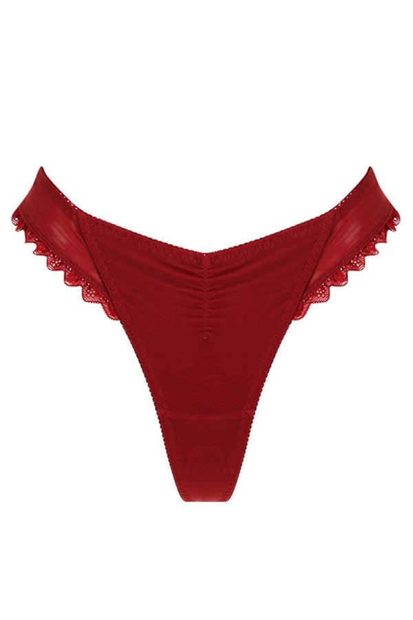 Hazel Thong Red