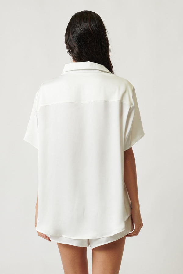 Gracie Short Sleeve Shirt Ivory