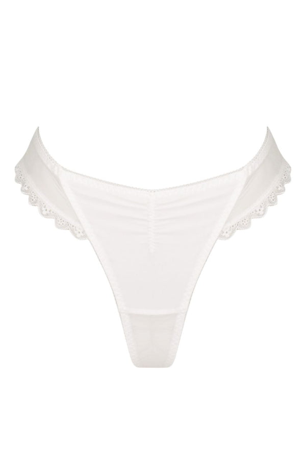 Hazel Thong White