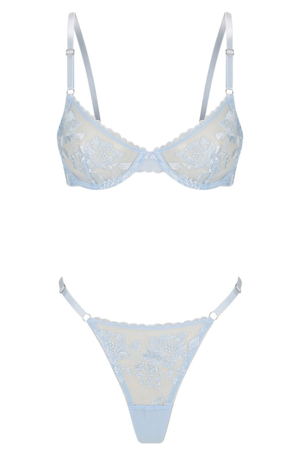Annabelle Thong Set Frost