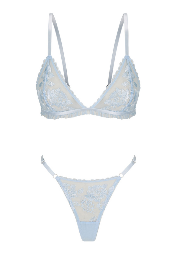 Annabelle Bralette Set Frost