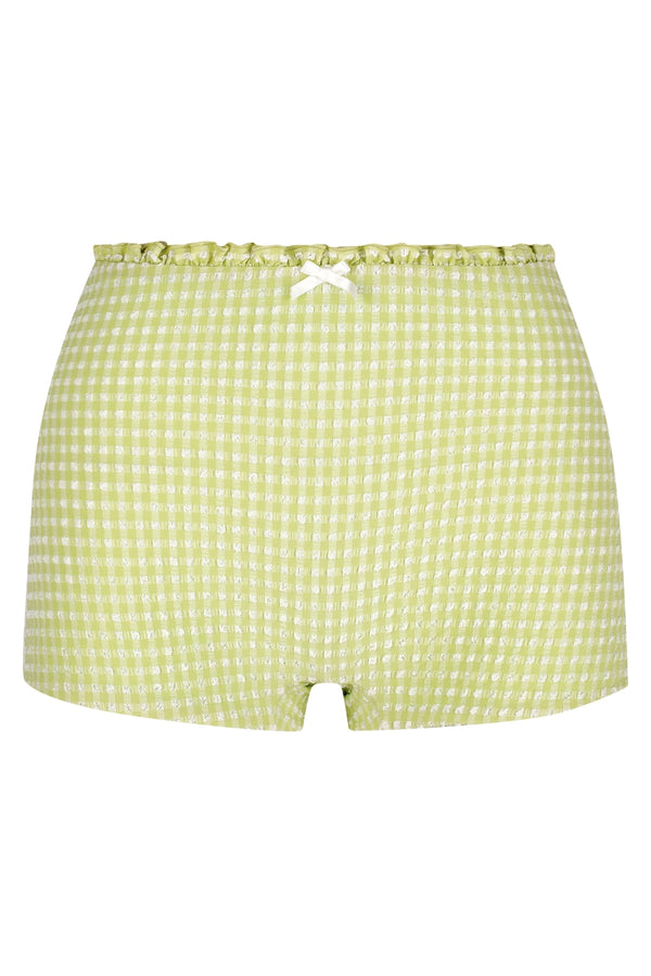 Ari Swim Short Pistachio Gingham