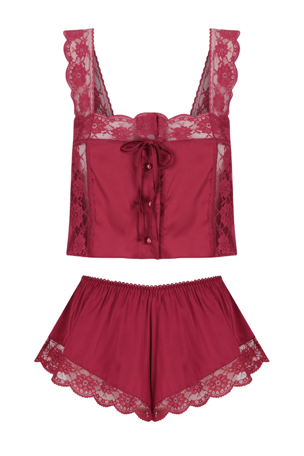 Cindy Short Set Rhubarb