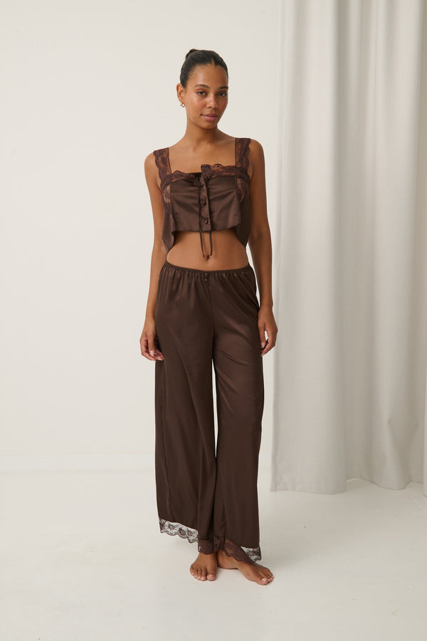 Cindy Pant Set Espresso