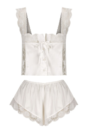 Cindy Short Set Ivory