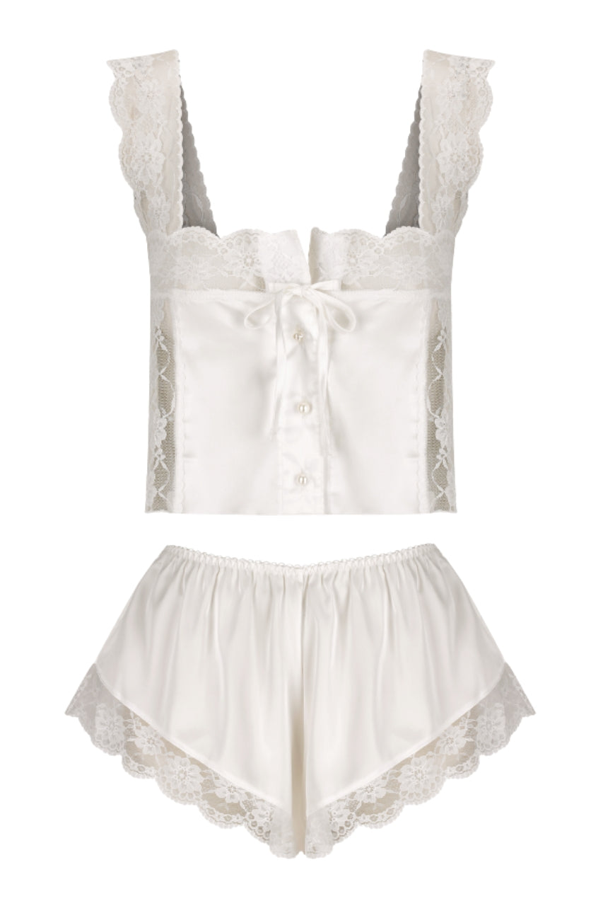 Cindy Short Set Ivory