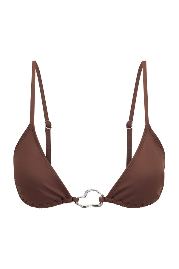 Cleo Swim Triangle Espresso