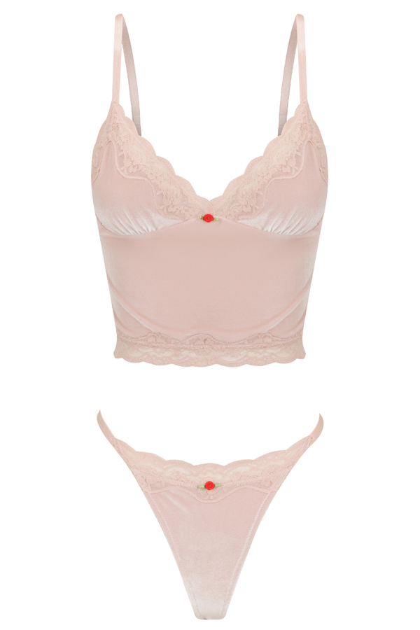 Polly Set Dusty Pink