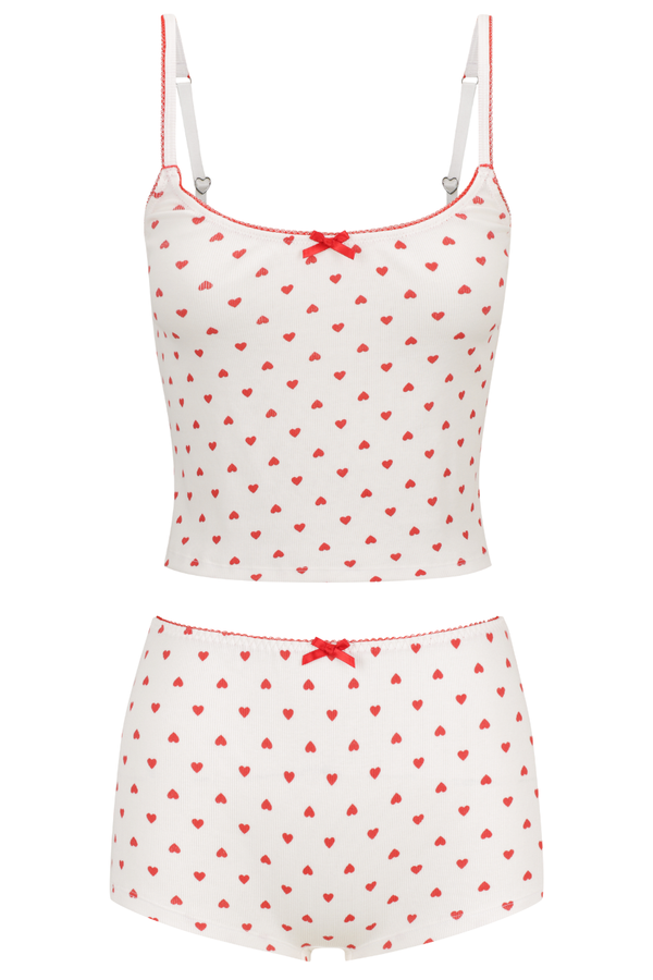 Hugo Set Heart Print