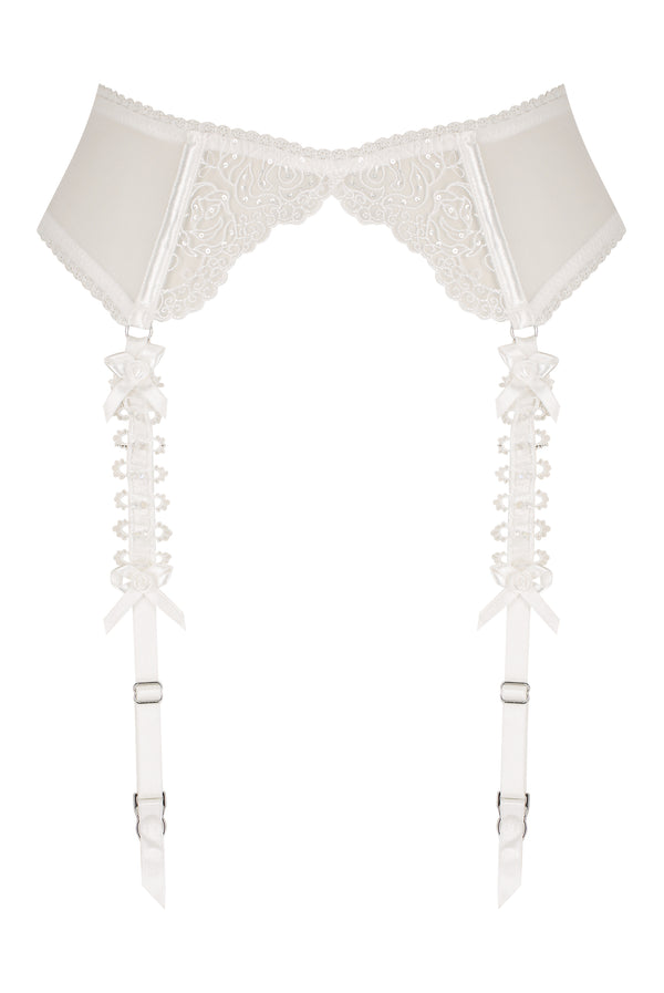 Delilah Garter White