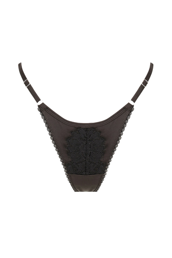 Jacquie Thong Black