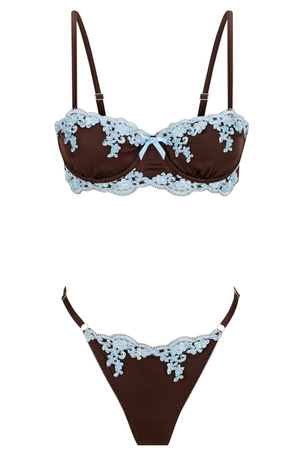 Jean Thong Set Espresso