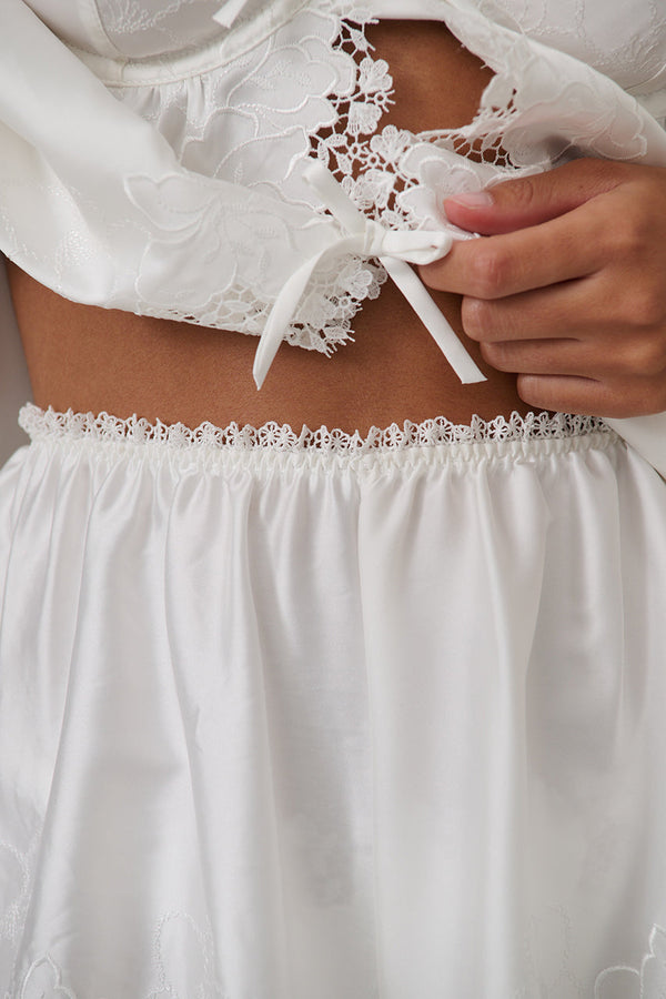 Saskia Short Ivory