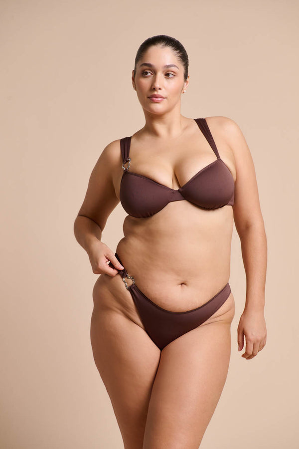 Cleo Swim Underwire Espresso