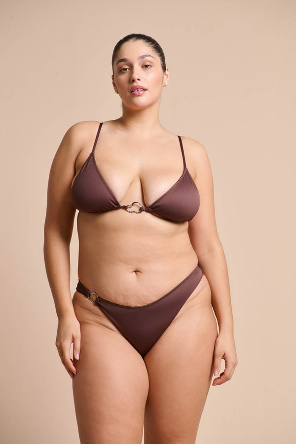 Cleo Swim Brief Espresso