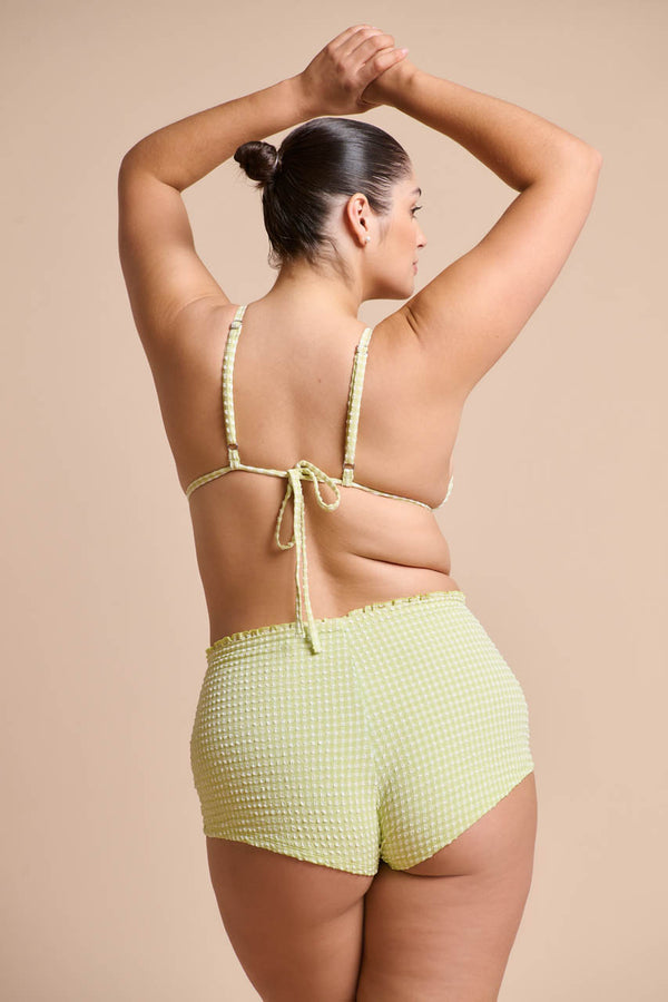 Ari Swim Short Pistachio Gingham