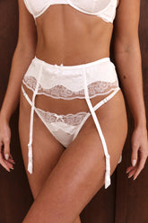 Kensie Garter Belt Ivory