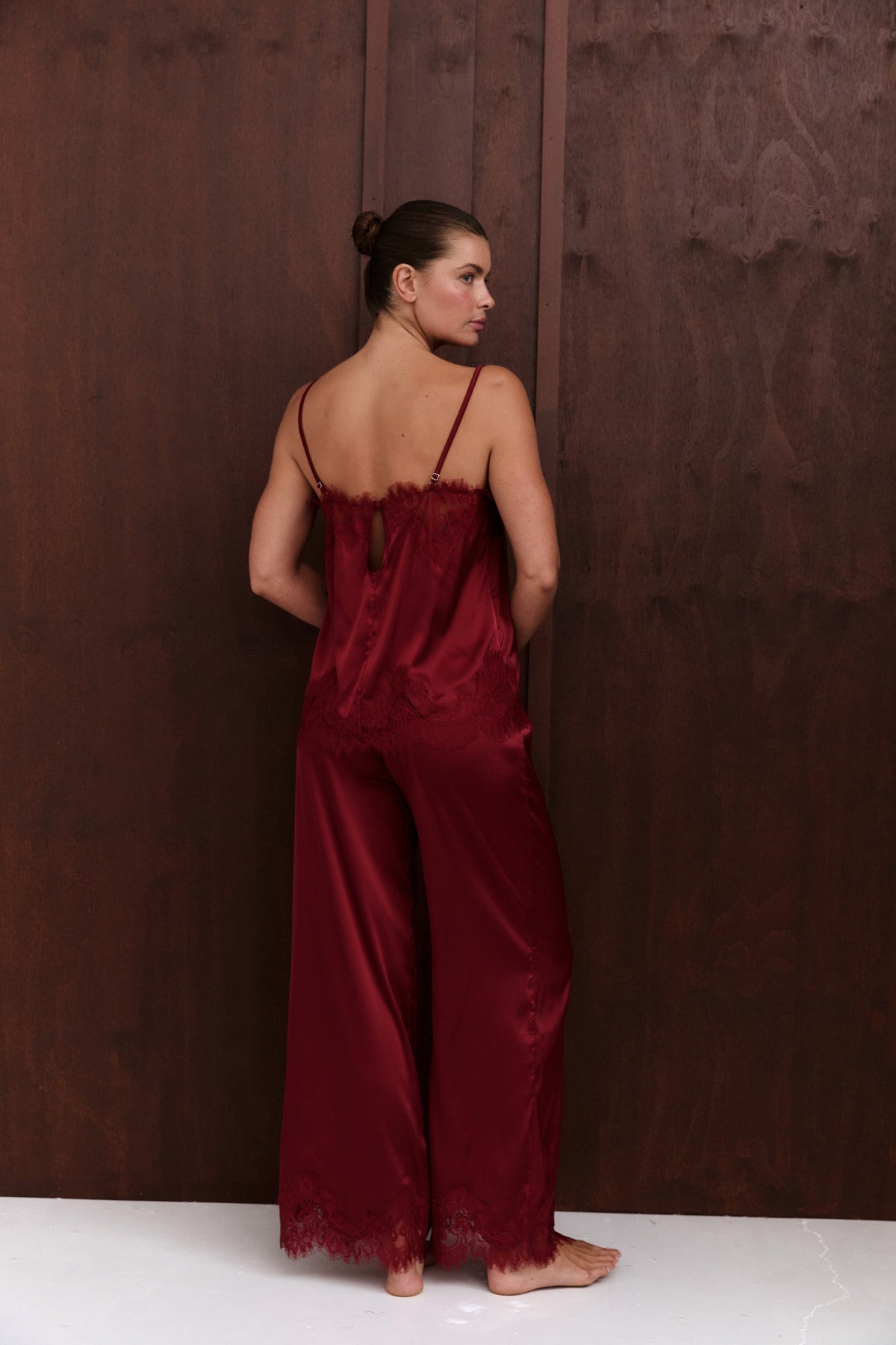 Olivia Pant Set Rhubarb