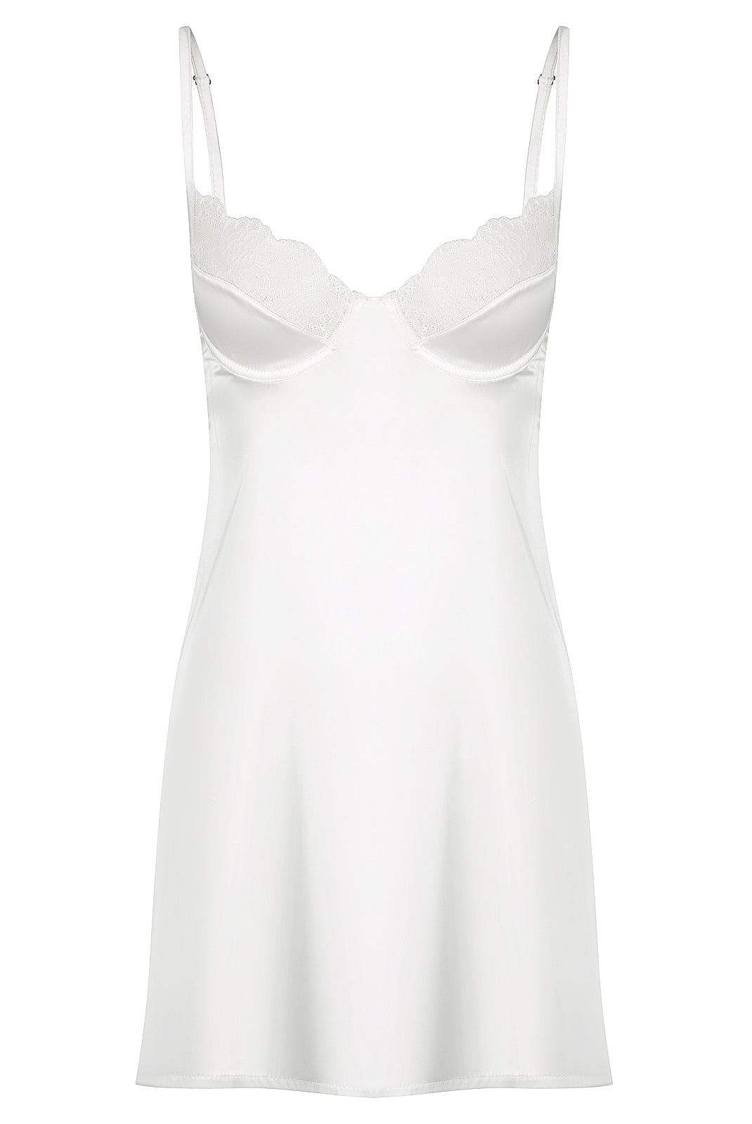 Kat The Label Women's Sienna Satin Cut-Out Minidress - Ivory