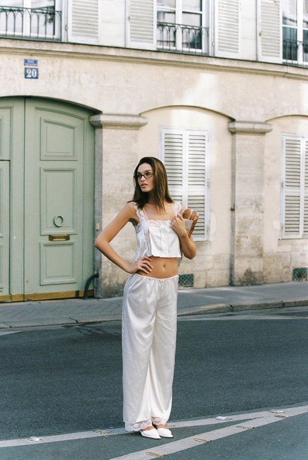 Cindy Pant Set Ivory