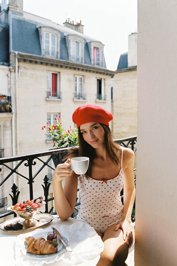 Hugo Singlet Heart Print