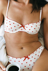 Hugo Underwire Heart Print