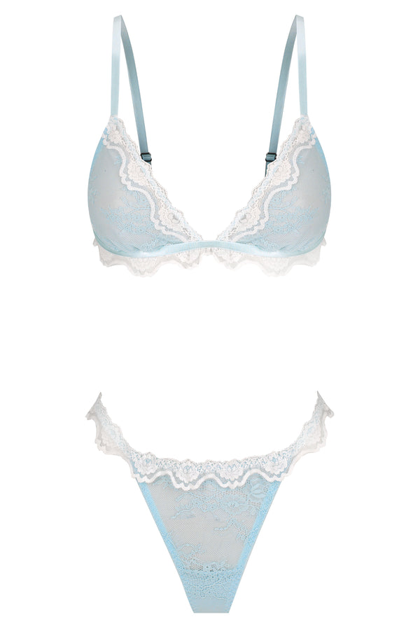 Maisey Bralette Set Mist