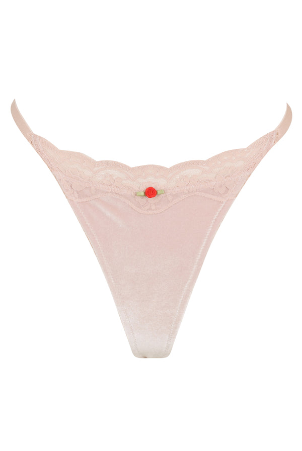 Polly Thong Dusty Pink