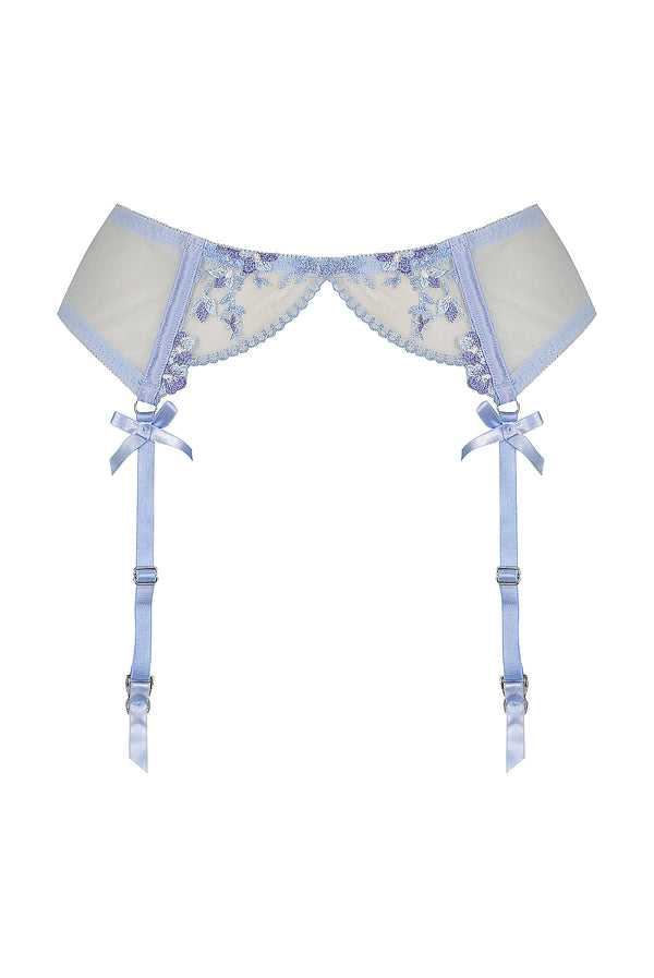 Sofia Garter Belt Cornflower