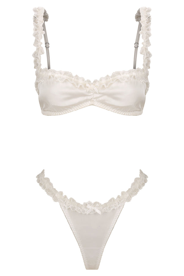 Stella Bralette Set Ivory