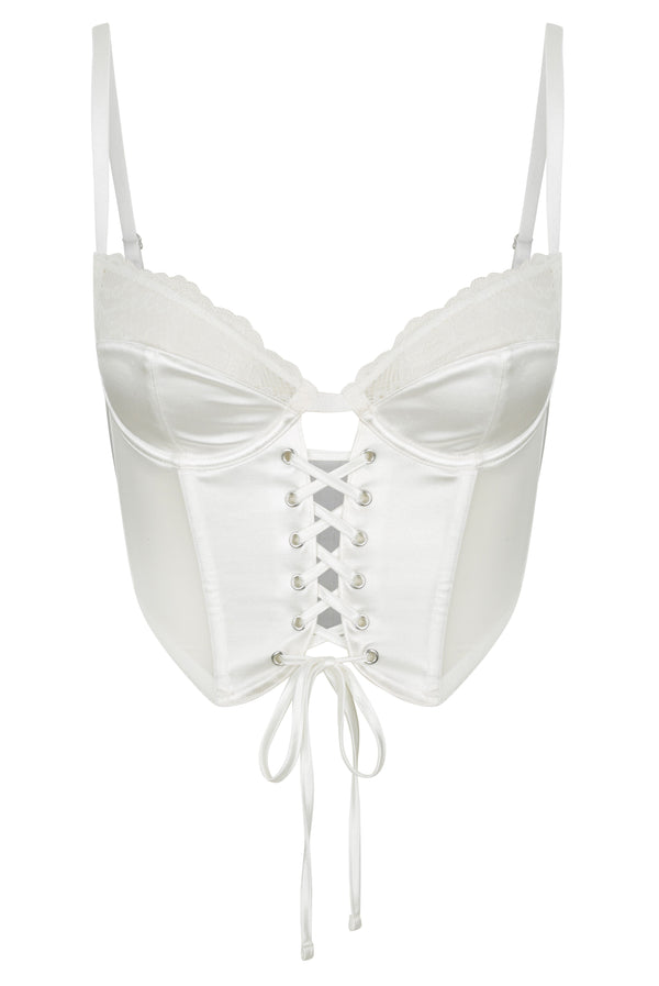 Penny Bustier White