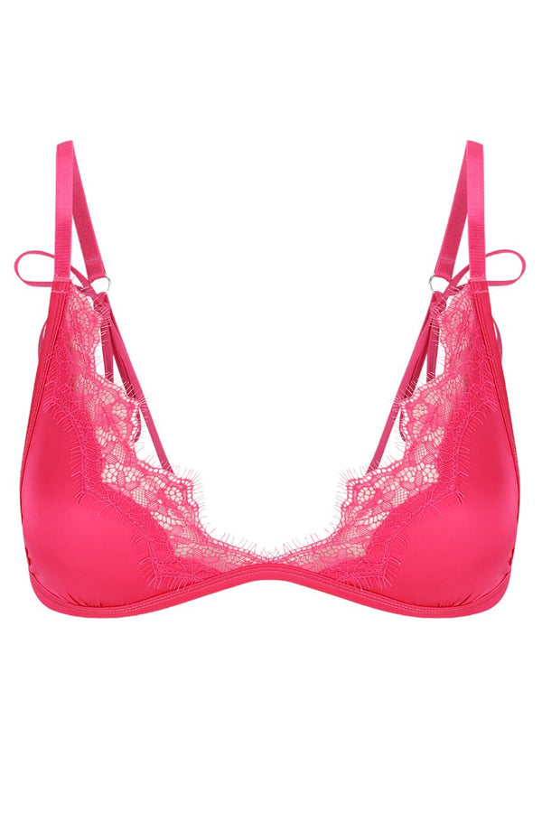 Sorrento Bralette Hot Pink