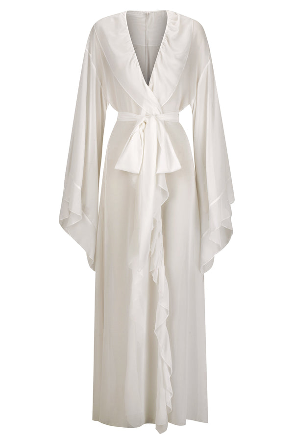 white robe dress Bella Robe Ivory