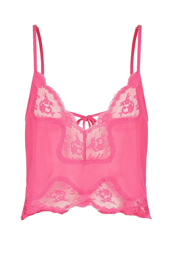 Buy online Hot Pink Thermal Camisole from lingerie for Women by