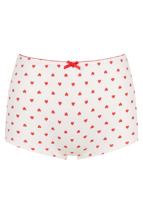 Hugo Short Heart Print
