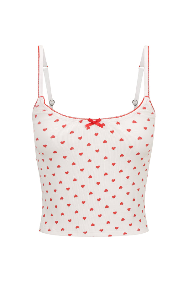 Hugo Singlet Heart Print