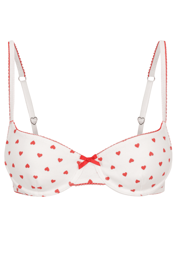 Hugo Underwire Heart Print