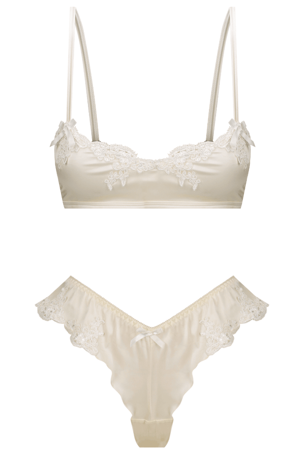 Jean Bralette Set Antique